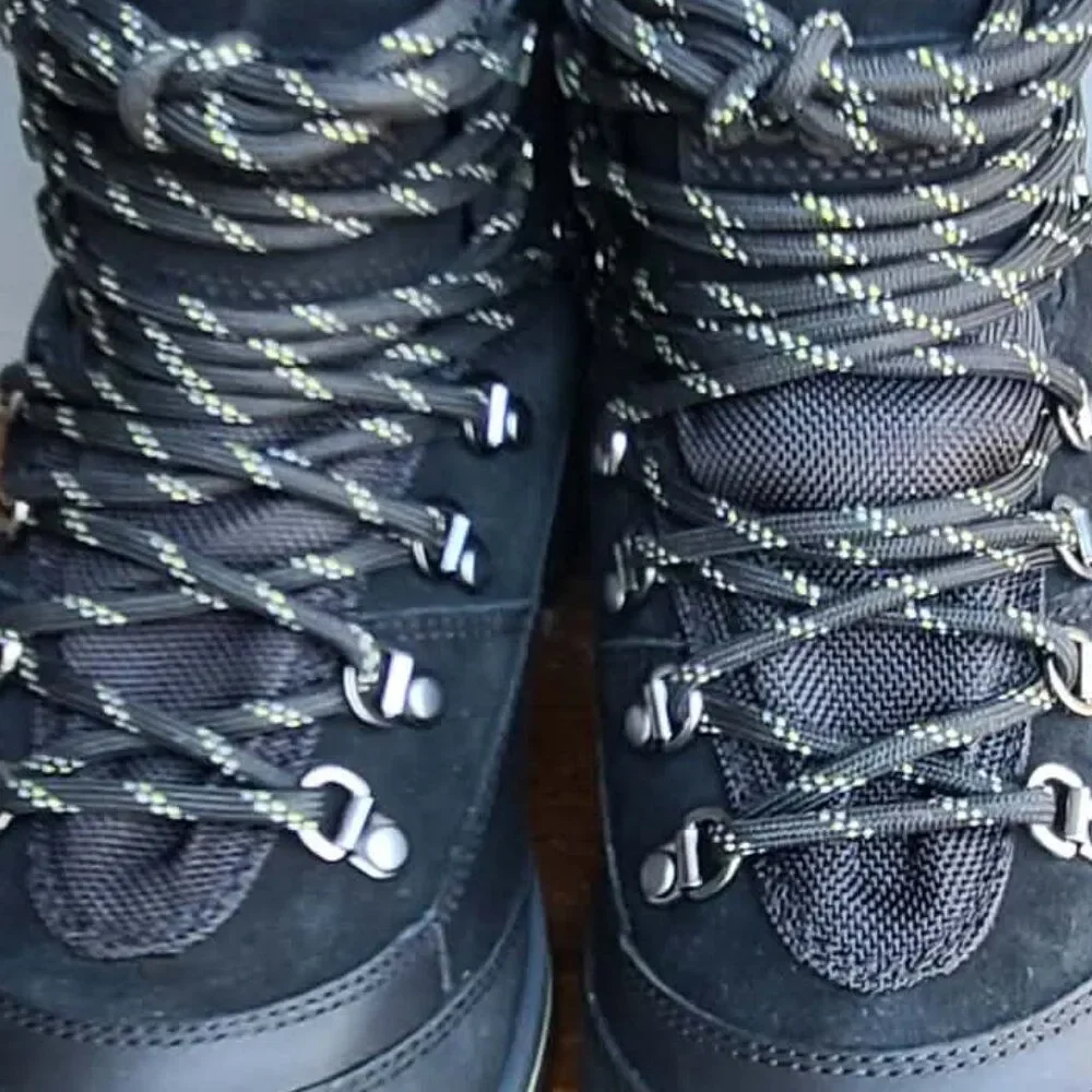 UGG Brecken Lace Up Black Boots Waterproof Boots NWT!  NEW! size 7